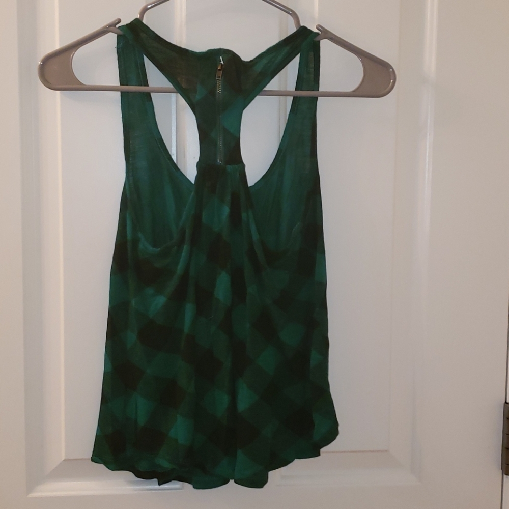 Plaid Racerback Tank - Picture 2 of 3